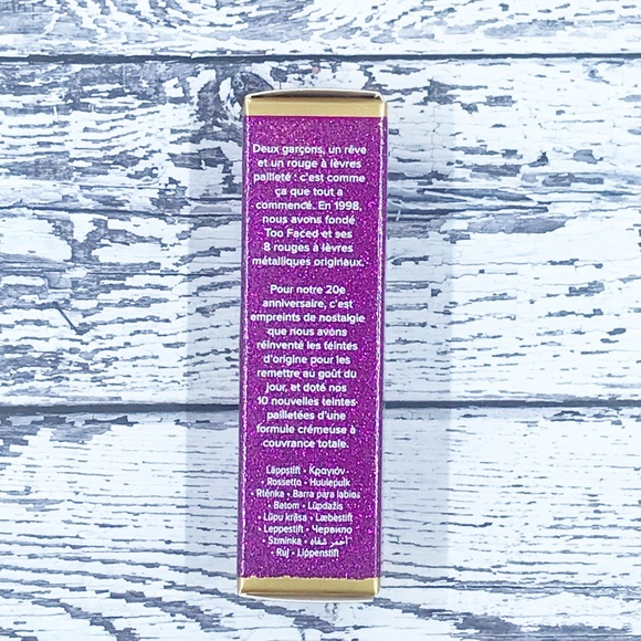 Too Faced Throwback Metallic Lipstick Pixie Stick - Picture 6 of 8